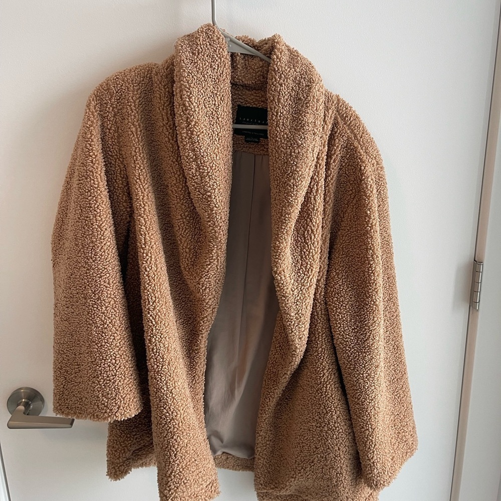 Sanctuary Tan Teddy Coat